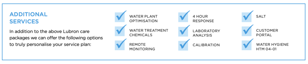 Additional services of Lubron UK